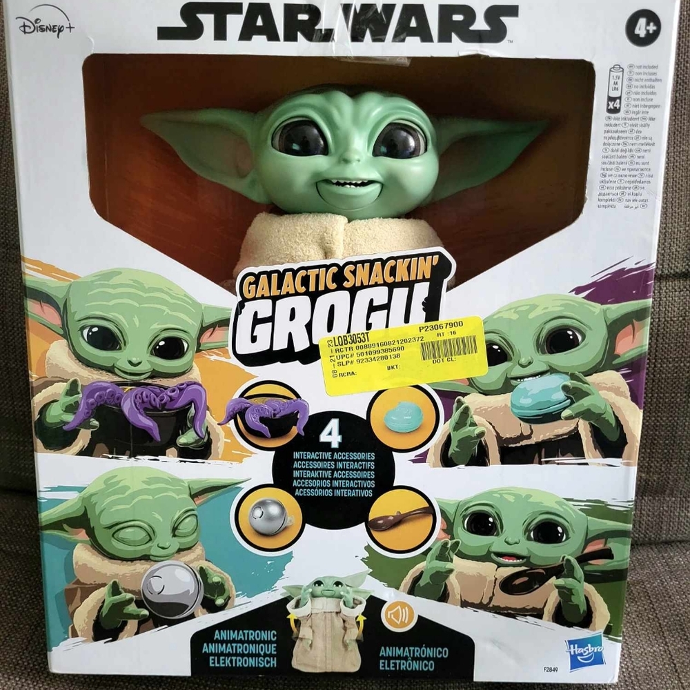 Star Wars The Mandalorian Galactic Snackin Google Animatronic